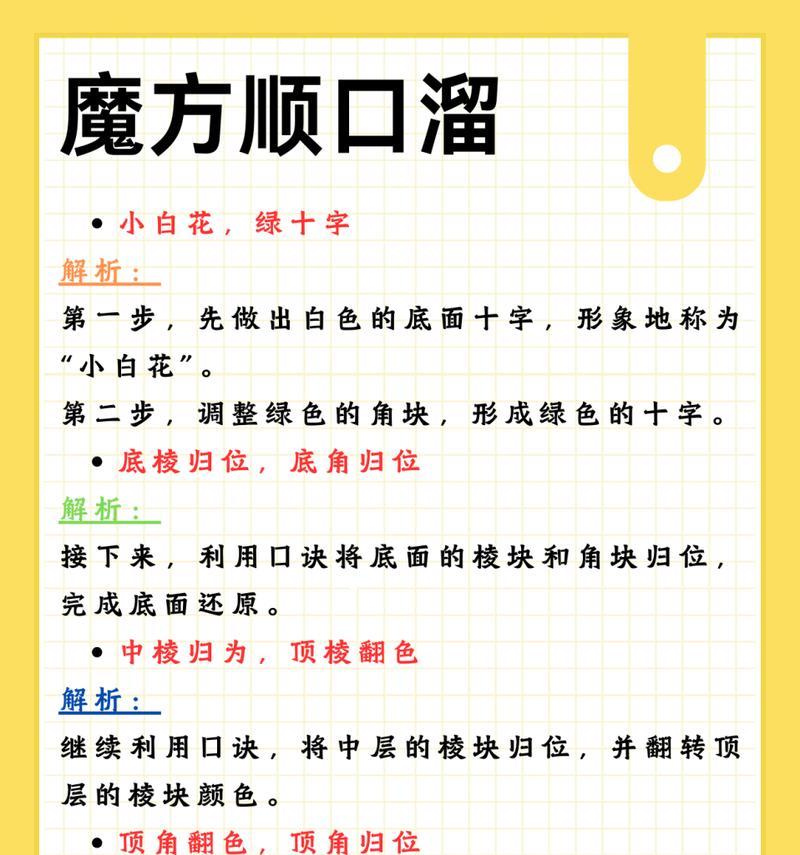 初学者如何快速掌握玩魔方的技巧？有哪些实用的入门方法？