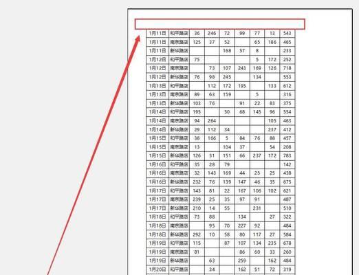 表格头每页都显示设置方法？如何确保在打印时每页都显示？