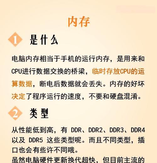 怎么配置电脑核心内存条？提升电脑性能的秘诀是什么？